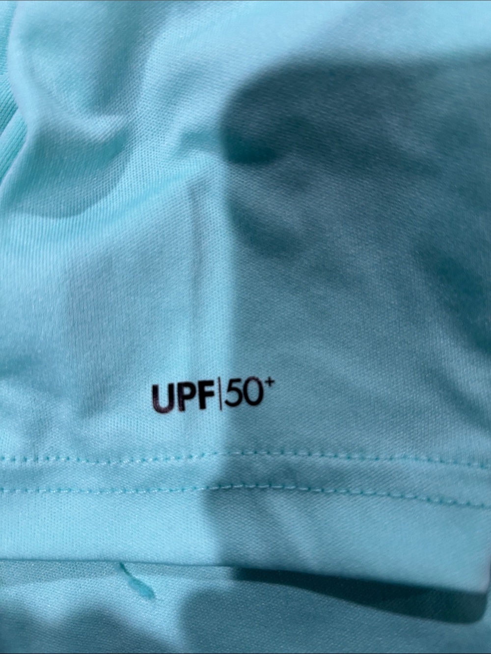 Hurley Aqua Short Sleeve Rash Guard with Mint-Striped Swim Shorts - Picture 5 of 7
